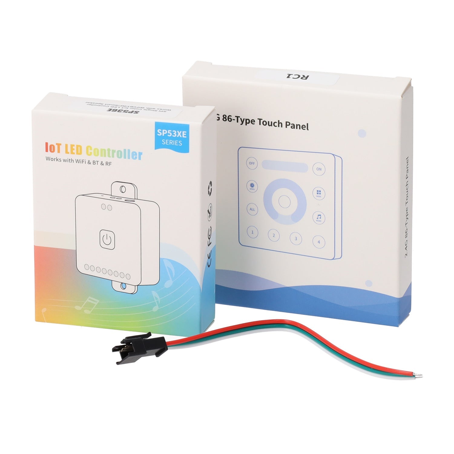 Controlador para aplicativo digital de fita LED COB + controle remoto