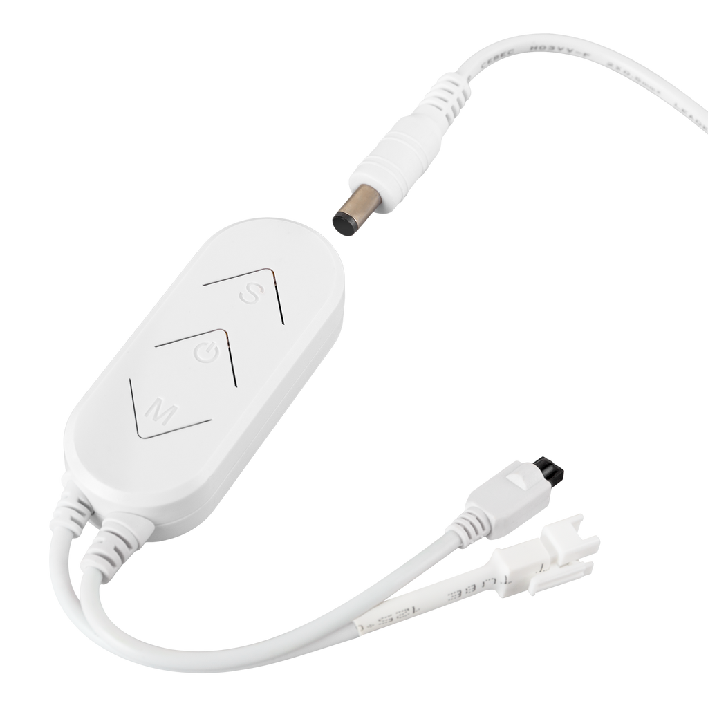 Controlador LED RGB Tuya App + Controle Remoto 12-24VDC IP20