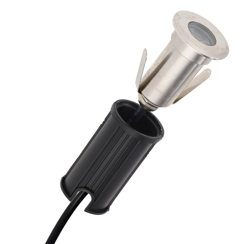 Refletor LED Embutido 3W 300lm 12V DC 2700K IP67 50.000h