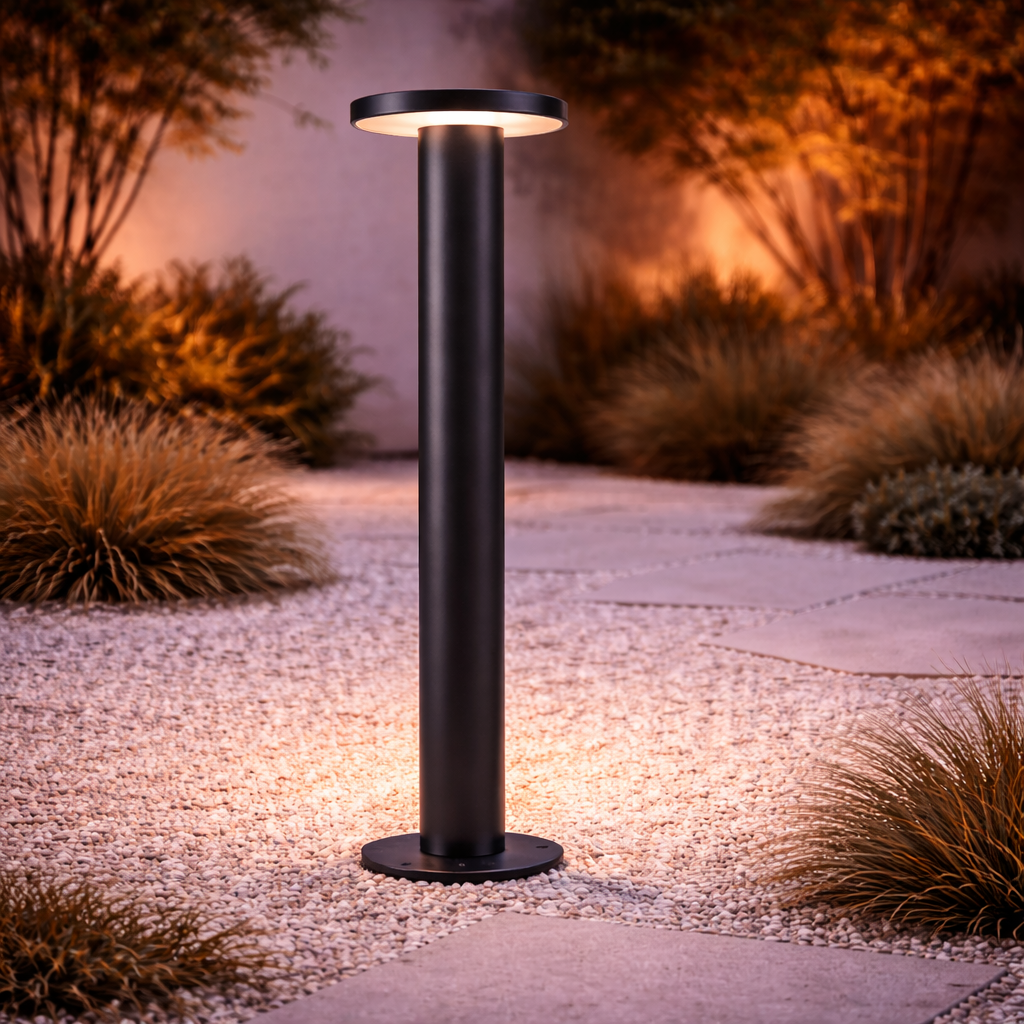 Farol LED exterior "Sosan" 60cm 10W 2700ºK IP54 Preto