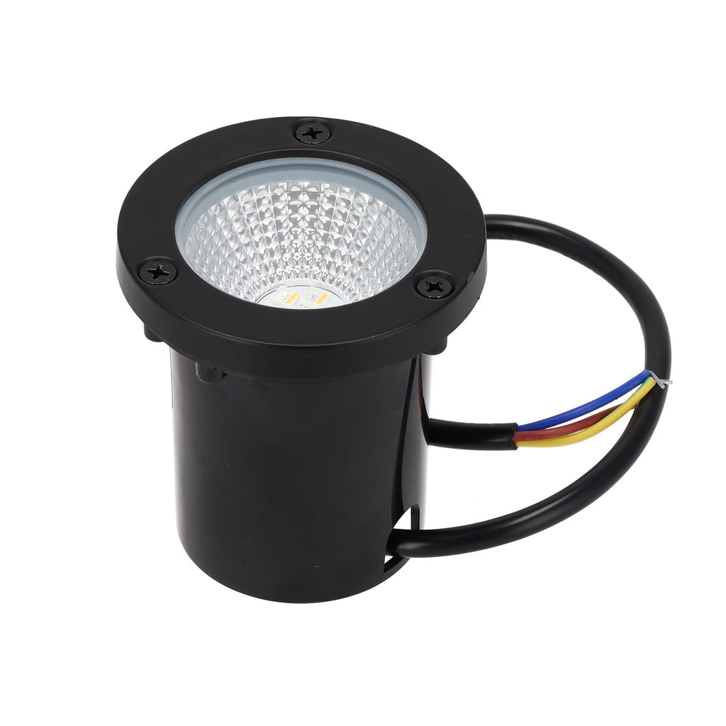 Foco embutido de jardim 5W RGBW IP65 60º com controlo remoto