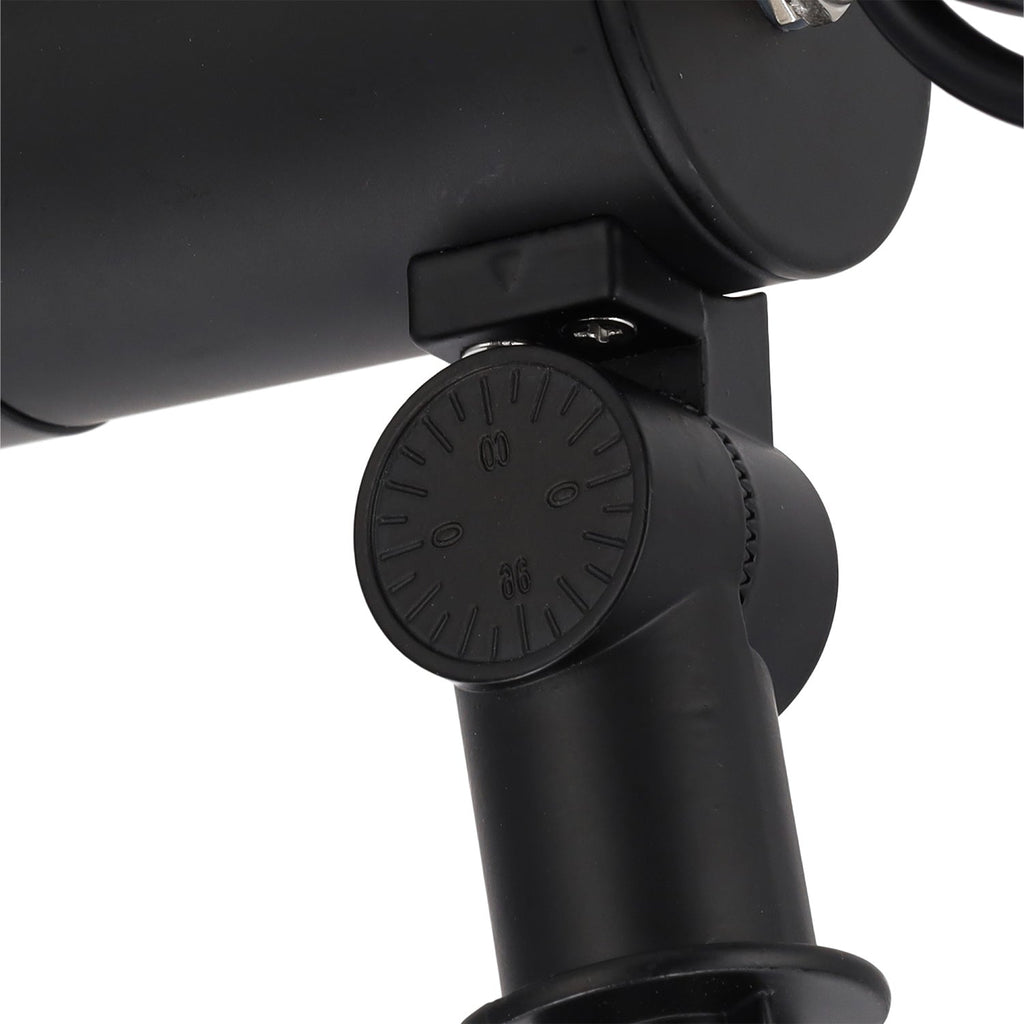 Foco LED com espeto de jardim 18W 60º IP65 3000K Acabamento preto