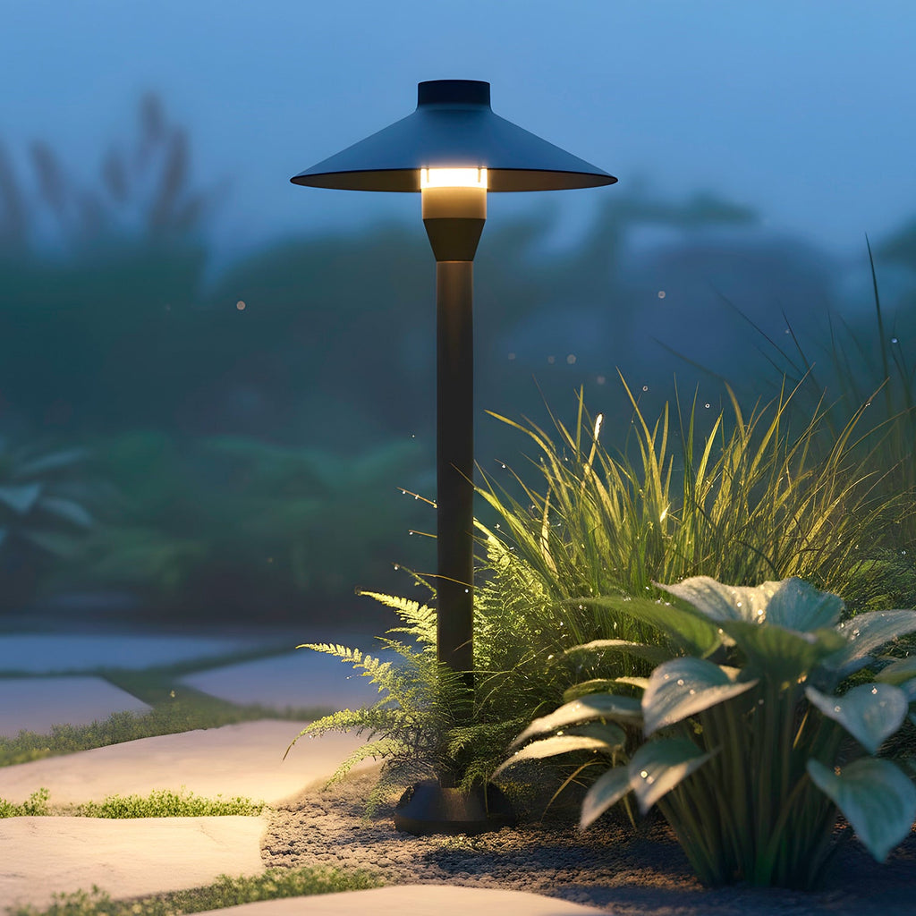 Baliza LED exterior "Oldenburg" 54cm 7W 220VAC 3000ºK Negro