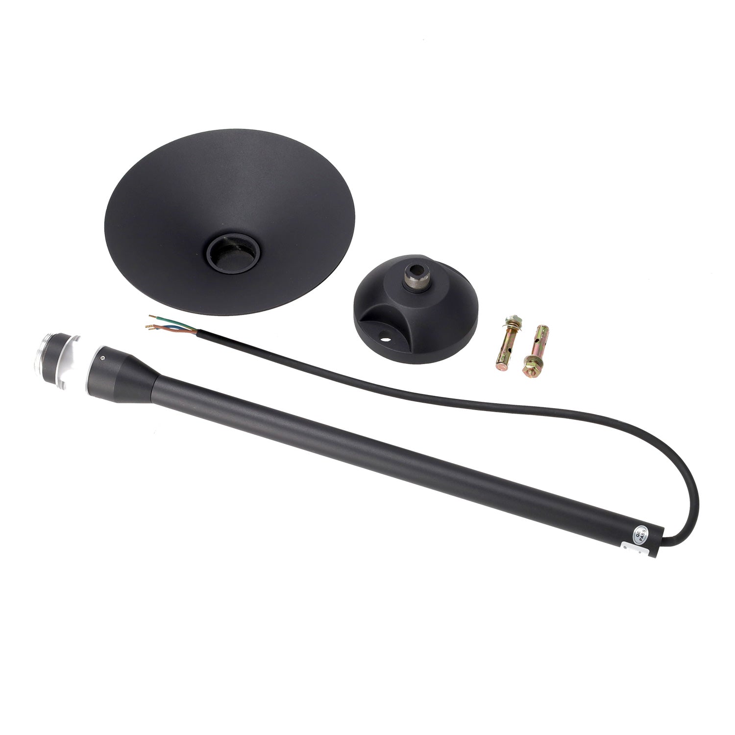 Baliza LED exterior "Oldenburg" 54cm 7W 220VAC 3000ºK Negro