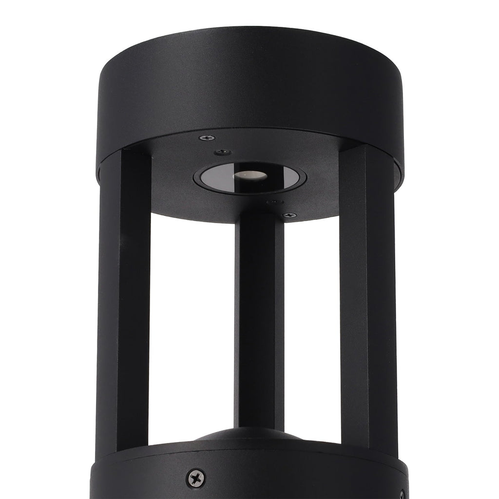 Farol LED exterior "San Luis" 30cm 10W 220VAC 3000ºK Preto
