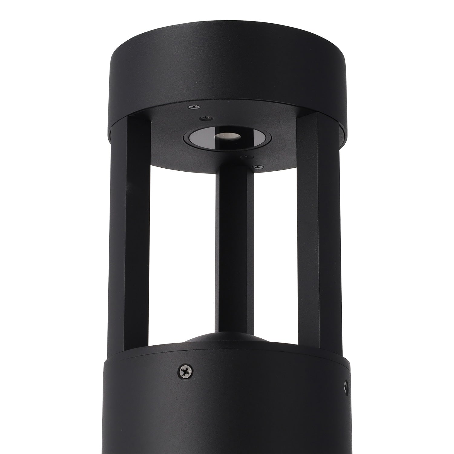 Farol LED exterior "Jamalpur" 90cm 10W 220VAC 3000ºK Preto