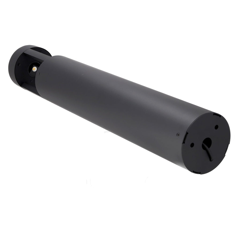 Farol LED exterior "Jamalpur" 90cm 10W 220VAC 3000ºK Preto