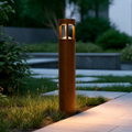 Sinalizador LED Externo "Jamalpur" 90cm 10W 220VAC 3000K Marrom Ferrugem