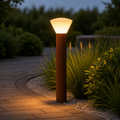 Sinalizador LED Externo "Sonsonate" 60cm 5W 220VAC 3000K Marrom Ferrugem