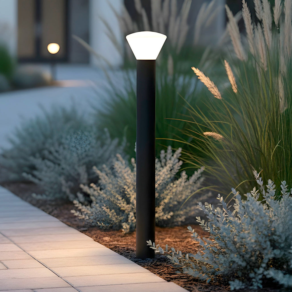 Sinalizador LED exterior "Digos" 100cm 5W 220VAC 3000ºK Preto