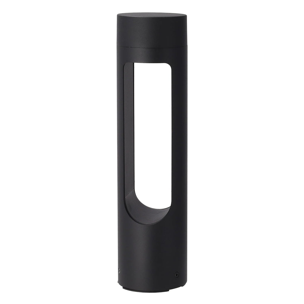 Sinalizador LED exterior "Corona" 40cm 10W 220VAC 3000ºK Preto