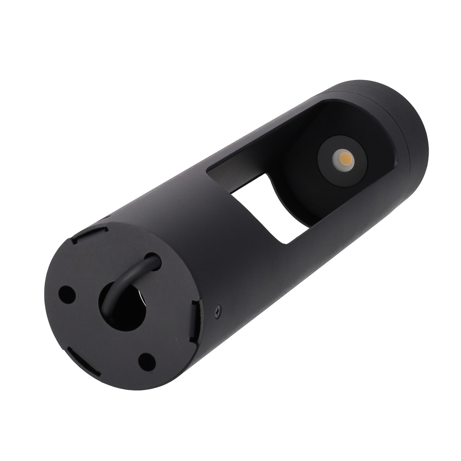 Sinalizador LED exterior "Corona" 40cm 10W 220VAC 3000ºK Preto