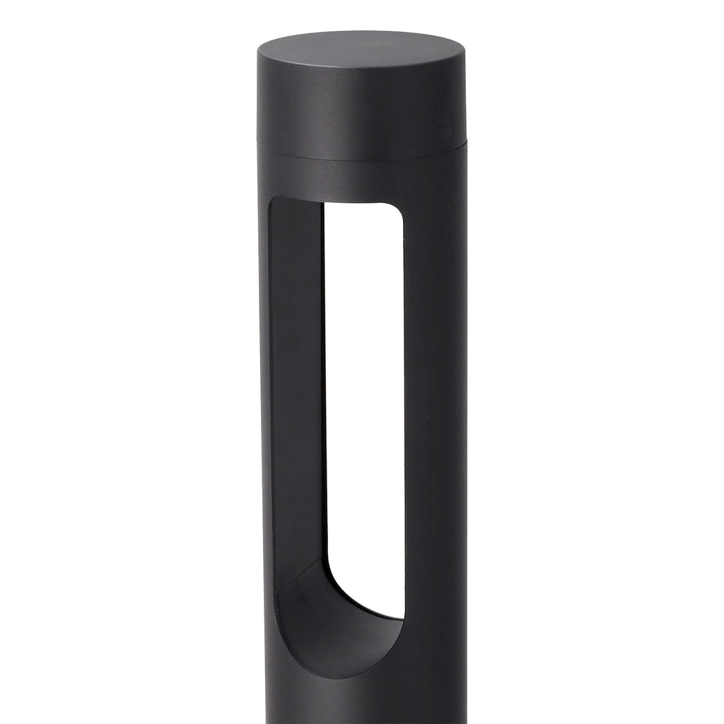 Sinalizador LED exterior "Medinipur" 60cm 10W 220VAC 3000ºK Preto