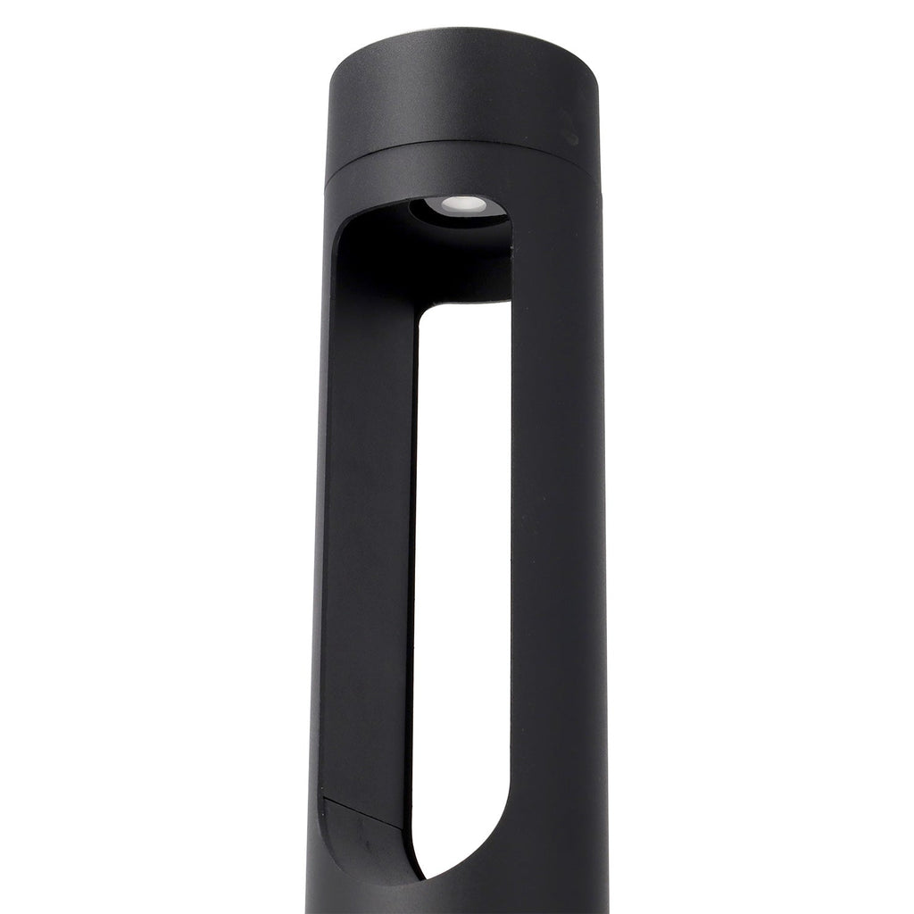 Sinalizador LED exterior "Medinipur" 60cm 10W 220VAC 3000ºK Preto