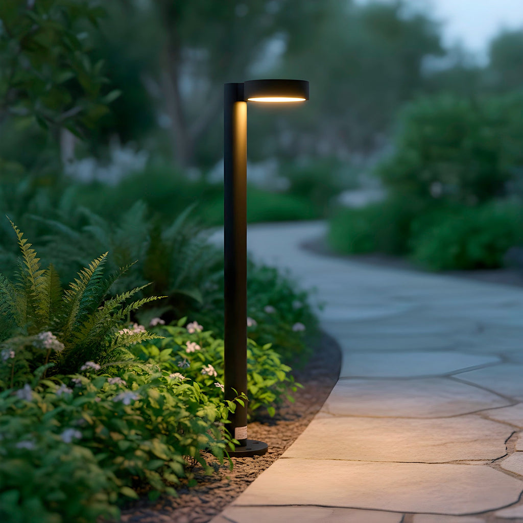 Sinalizador LED exterior "Fenglu" 60cm 10W 220VAC 3000ºK Preto