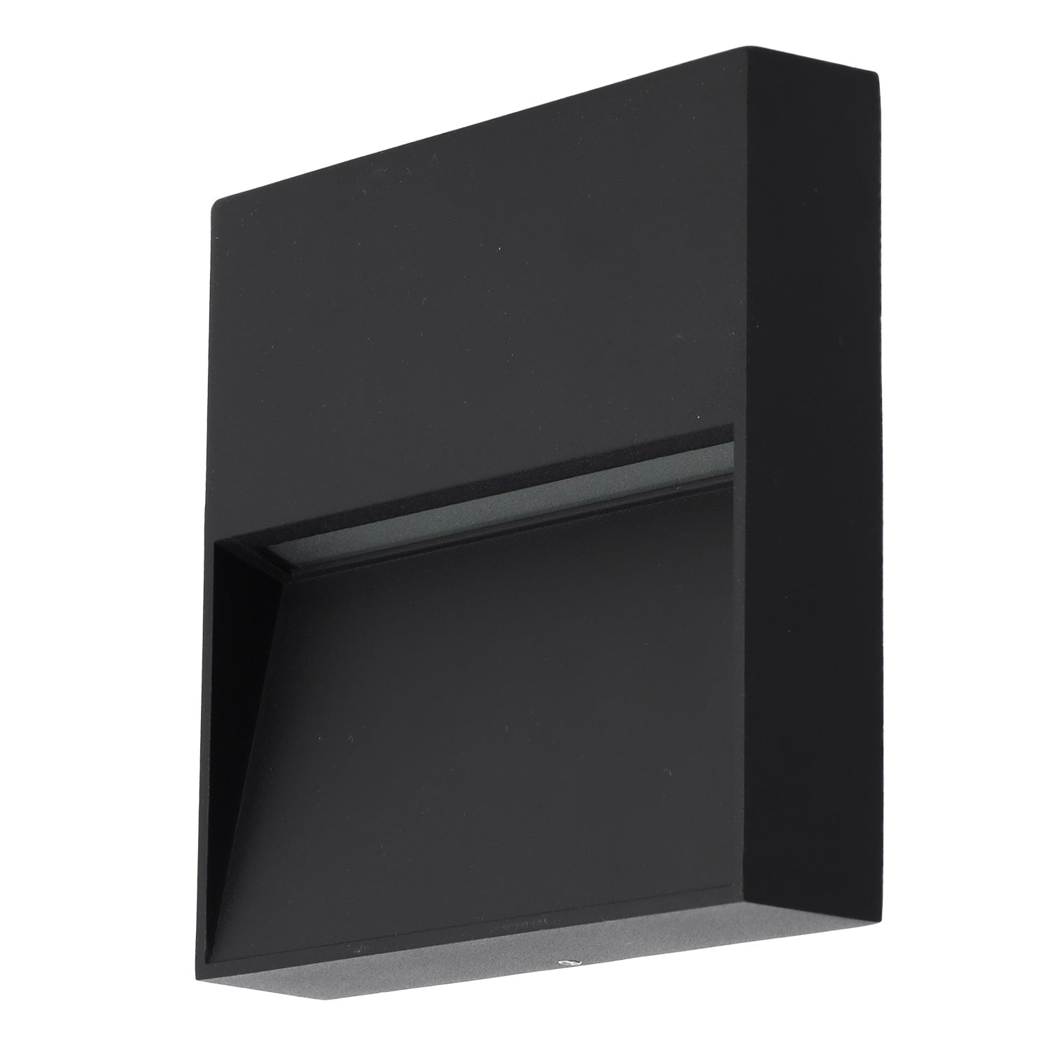 Luminária de parede exterior LED retangular de 7 W, IP54, 2700 K