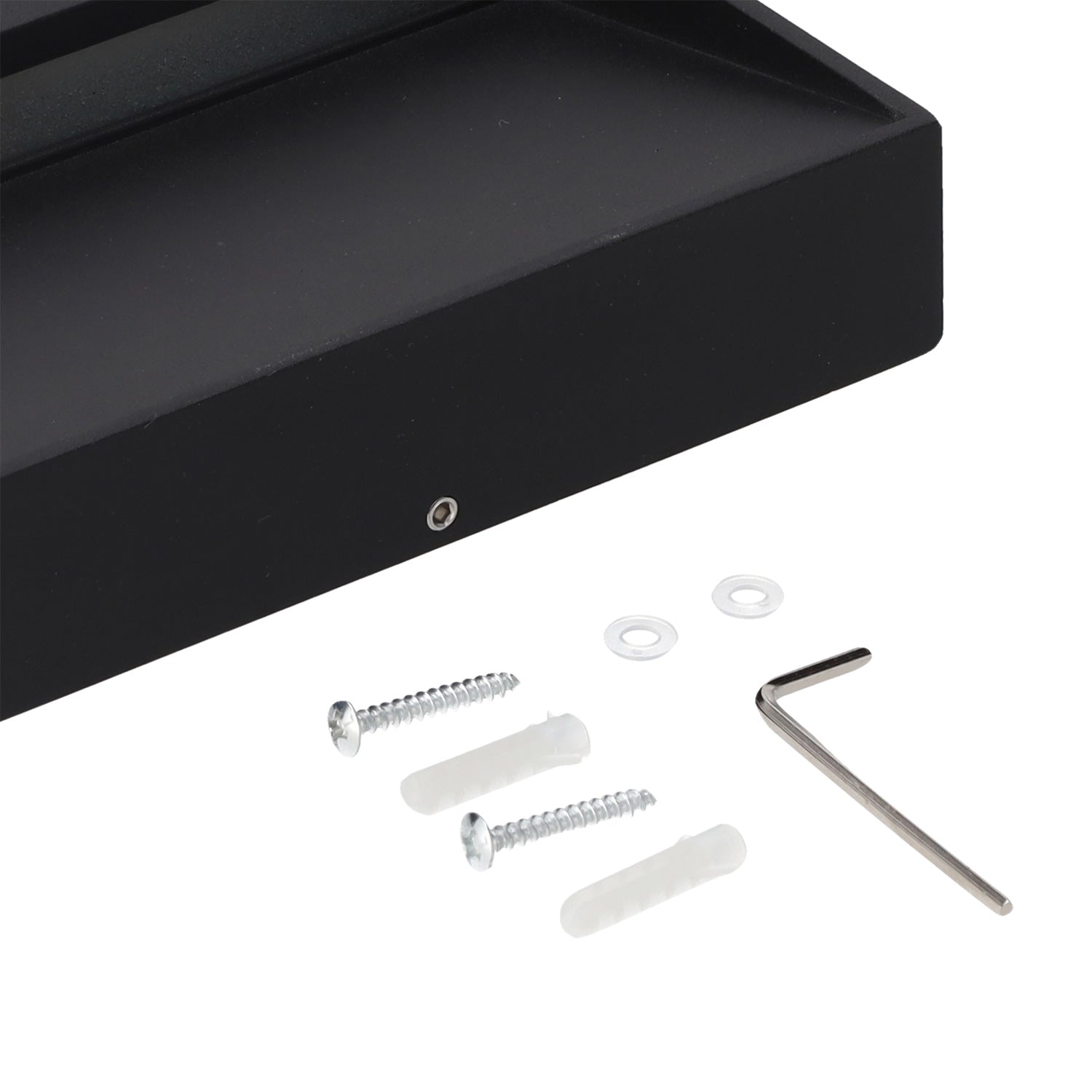 Luminária de parede exterior LED retangular de 7 W, IP54, 2700 K