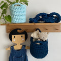 Cestas Decorativas Pequeñas - Azul Marino