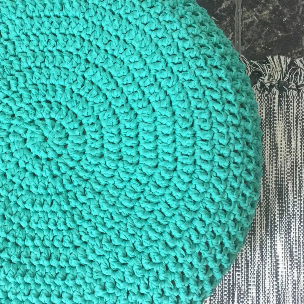 Almofada de Assento de Crochê de Algodão Macio | Decoração de Quarto Infantil