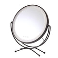 Espejo de maquillaje iluminado LED 4200ºk 48X43Cm Negro 40.000H [Sun-Krs-430A-B]