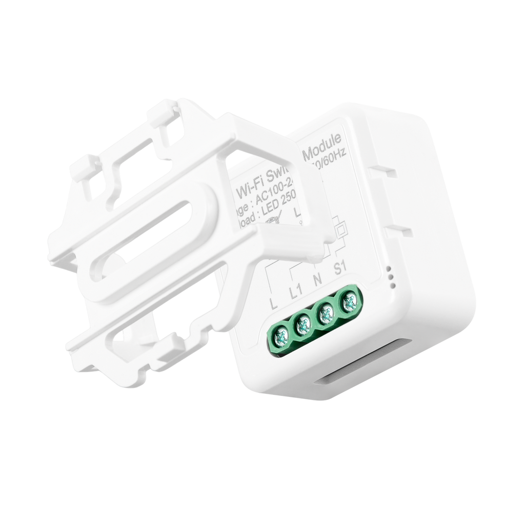 Switch WiFi compatível com switch convencional e botão de pressão