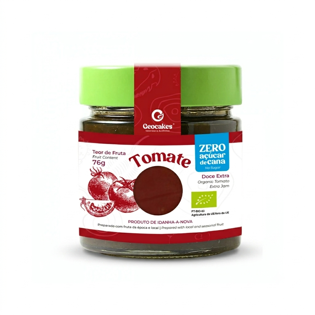 Doce Extra de Tomate Biológico, Sem Açúcar