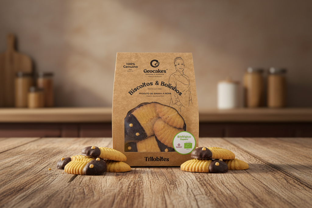 Trilobites Biológicas - Biscoitos Geológicos Artesanais 190g