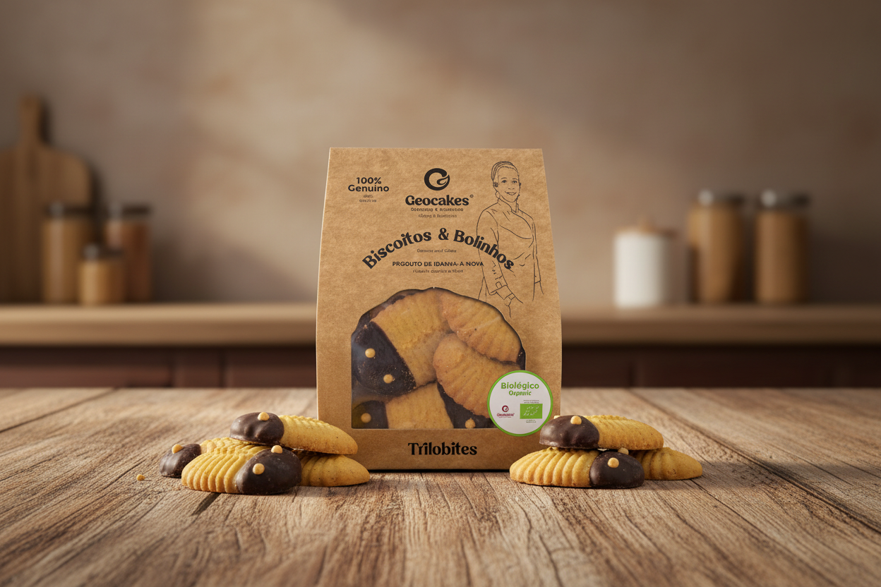 Trilobites Biológicas - Biscoitos Geológicos Artesanais 190g