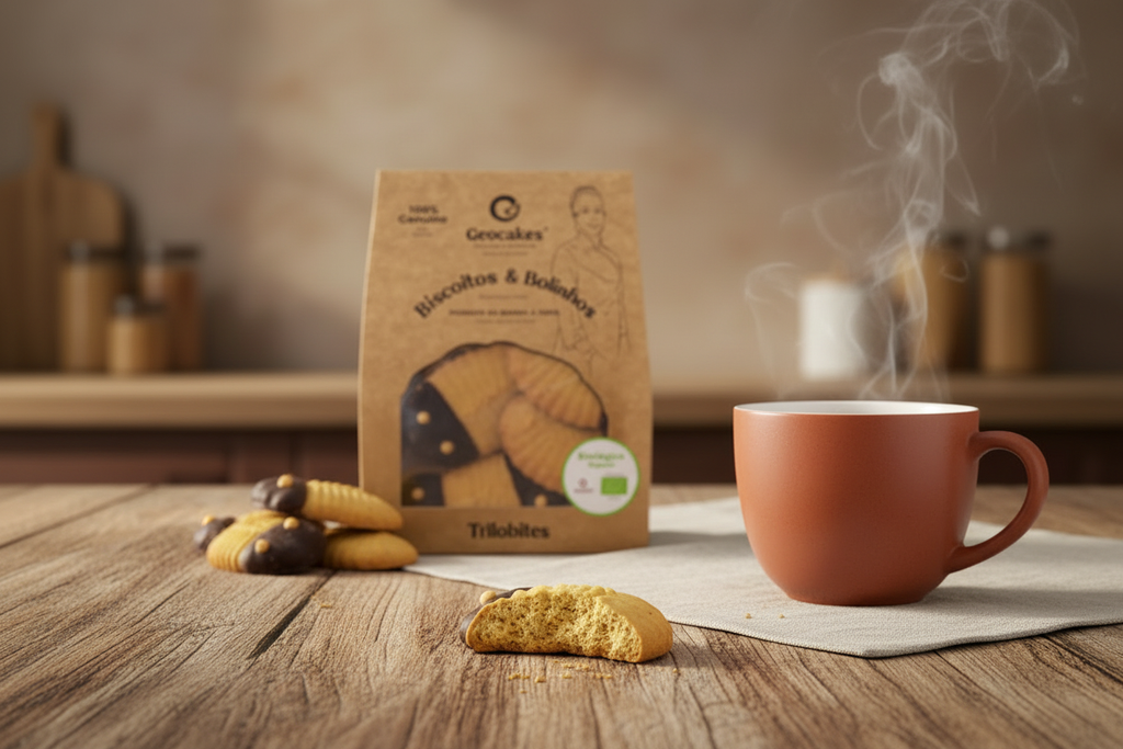 Trilobites Biológicas - Biscoitos Geológicos Artesanais 190g