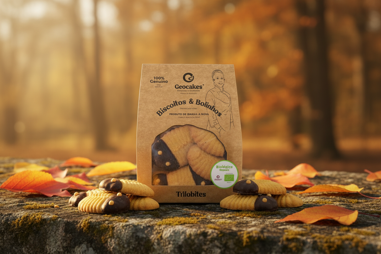 Trilobites Biológicas - Biscoitos Geológicos Artesanais 190g