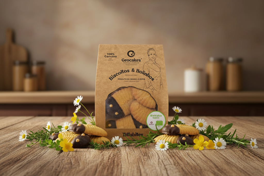 Trilobites Biológicas - Biscoitos Geológicos Artesanais 190g