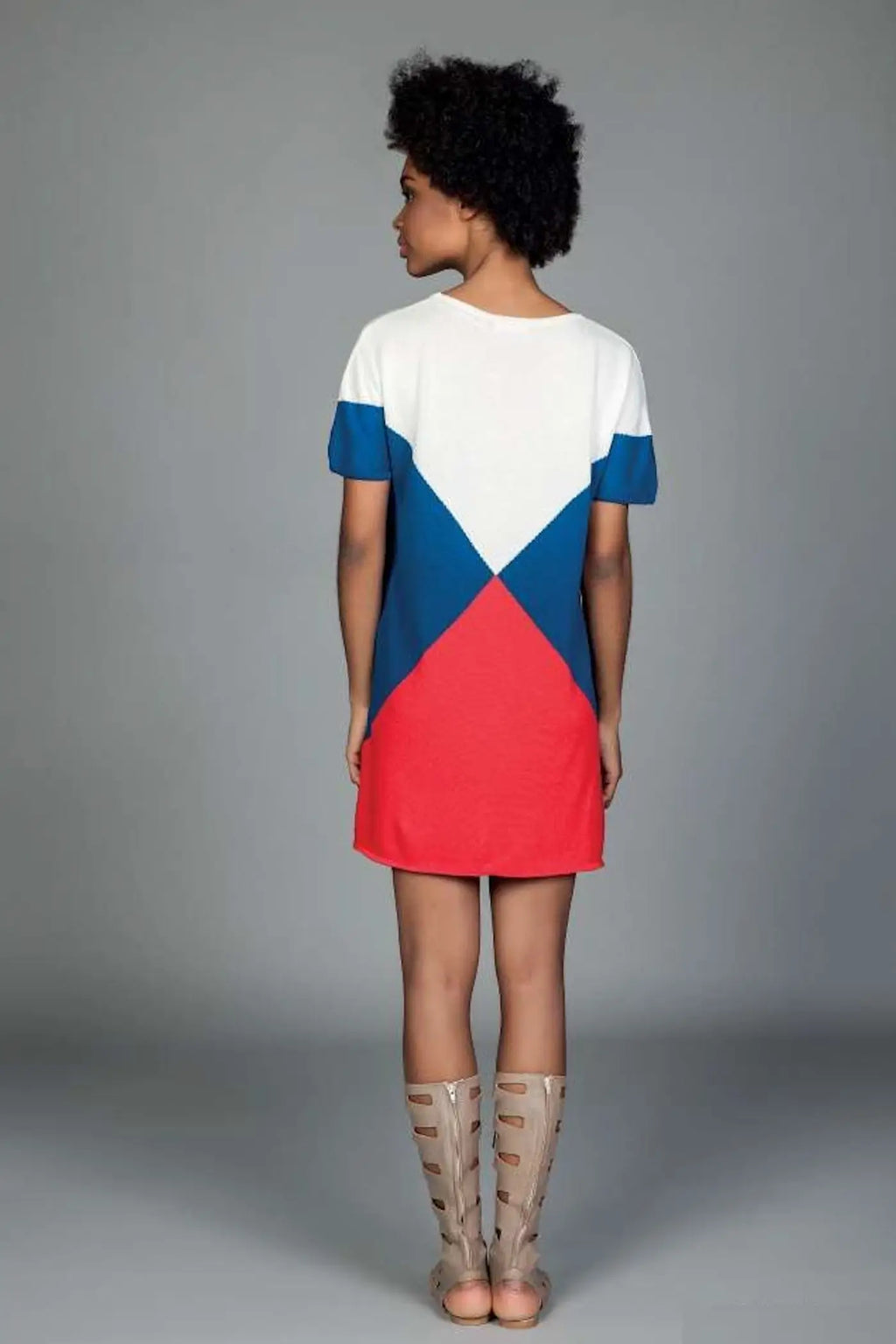 Vestido media manga