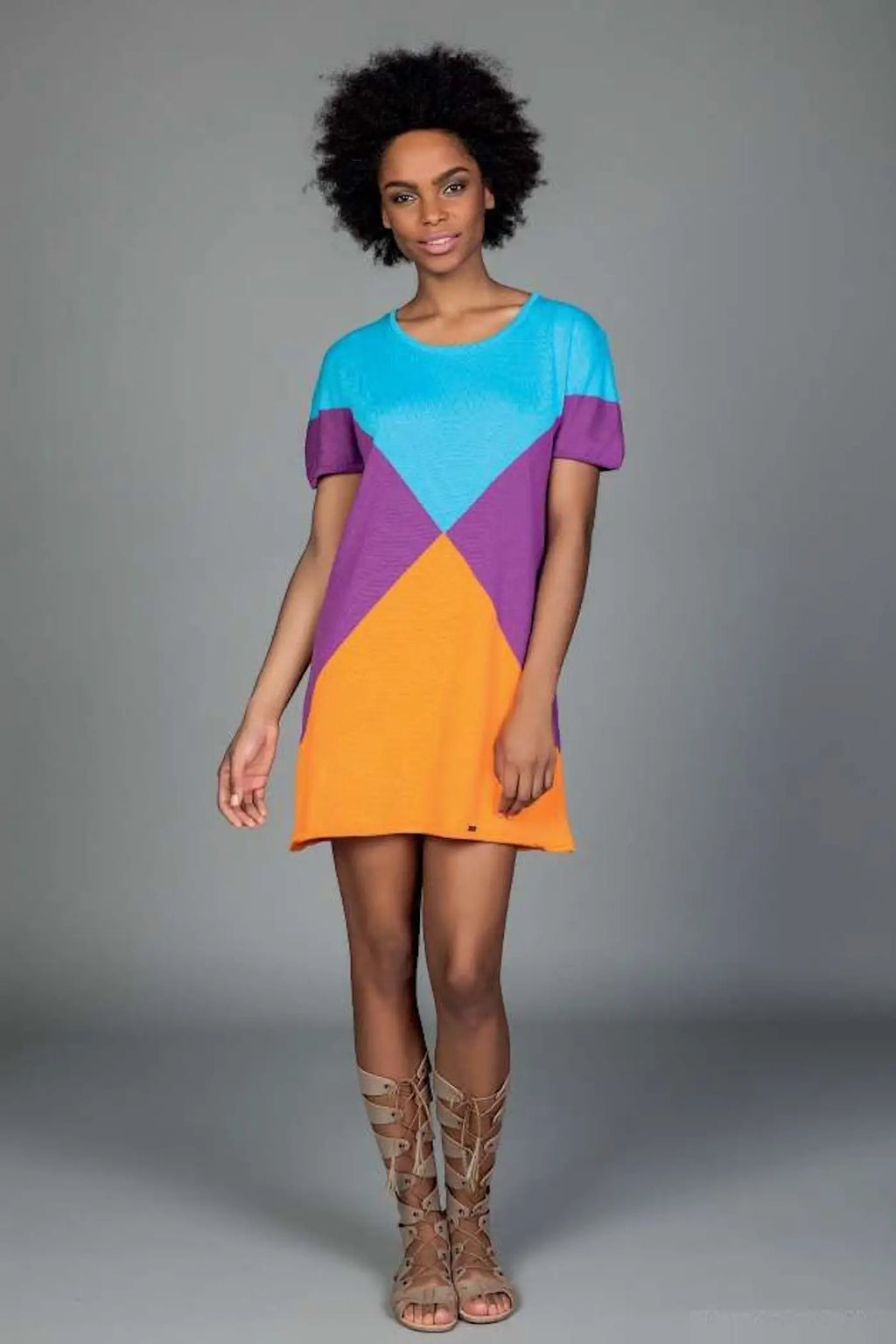 Vestido media manga