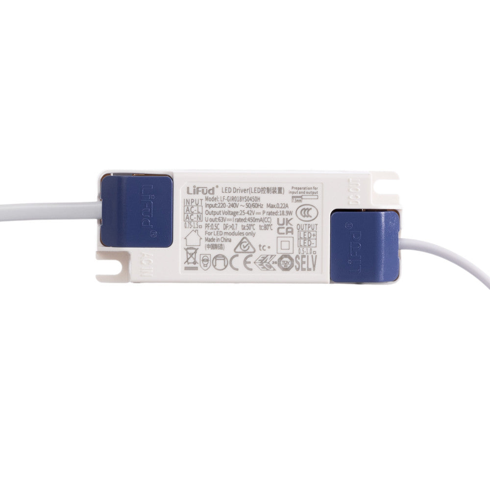 Downlight LED Slimline 18W 1.790Lm Driver Lifud Flicker Free IP20 30.000H [WR-AYRR-18-CW]