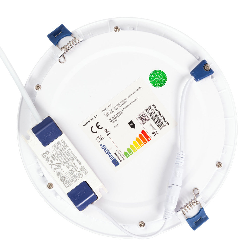 Downlight LED Slimline 18W 1.790Lm Driver Lifud Flicker Free IP20 30.000H [WR-AYRR-18-CW]