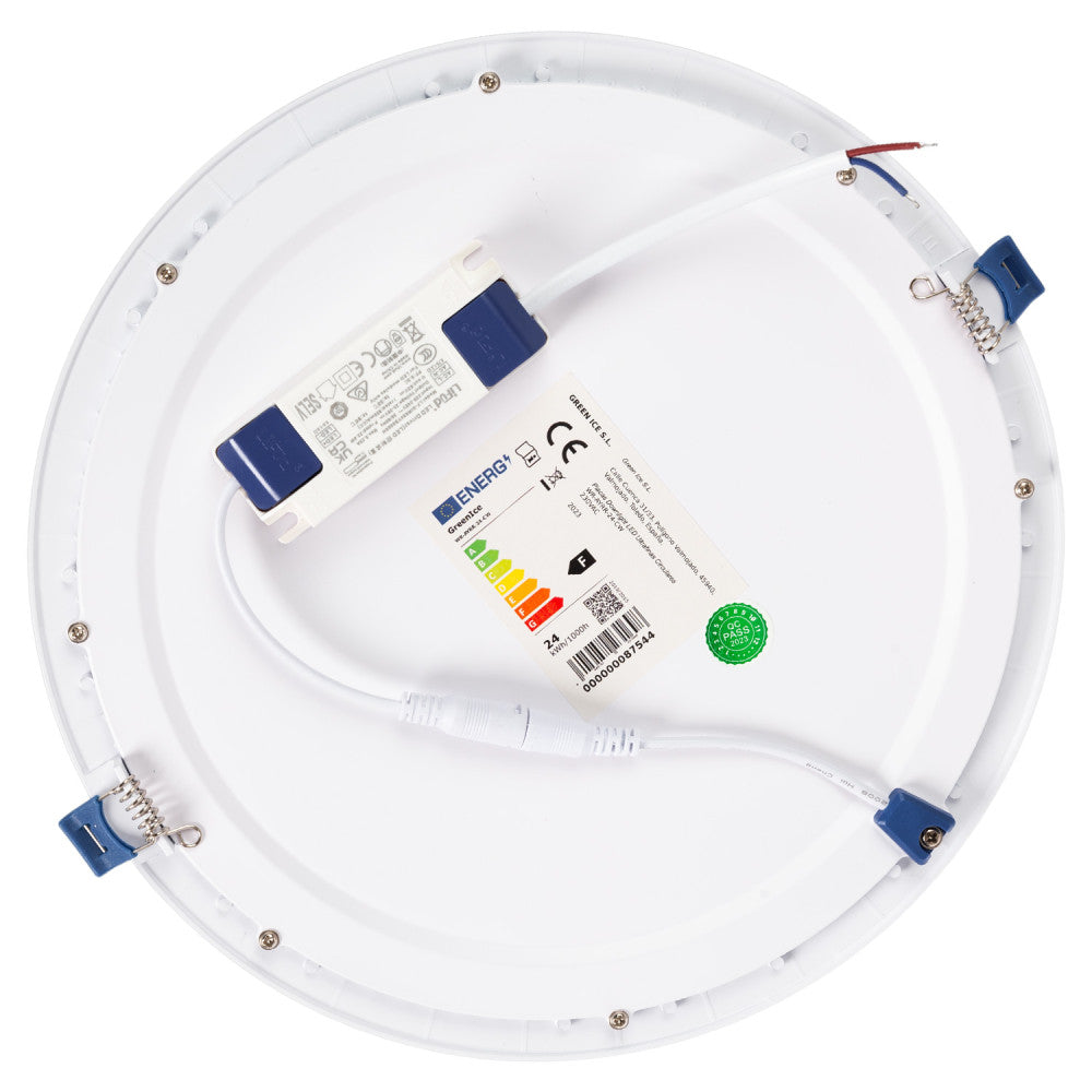 Downlight LED Slimline 24W 2.585Lm Driver Lifud Flicker Free IP20 30.000H [WR-AYRR-24-CW]