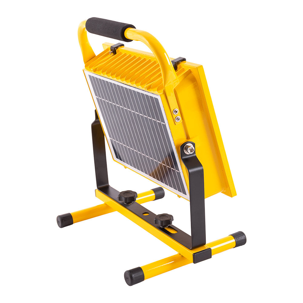 Refletor LED Solar 200W 6500K Painel: 6V/12W Bateria: 7.2V/18000MaH Controle Remoto [WR-KFL-E-200W]