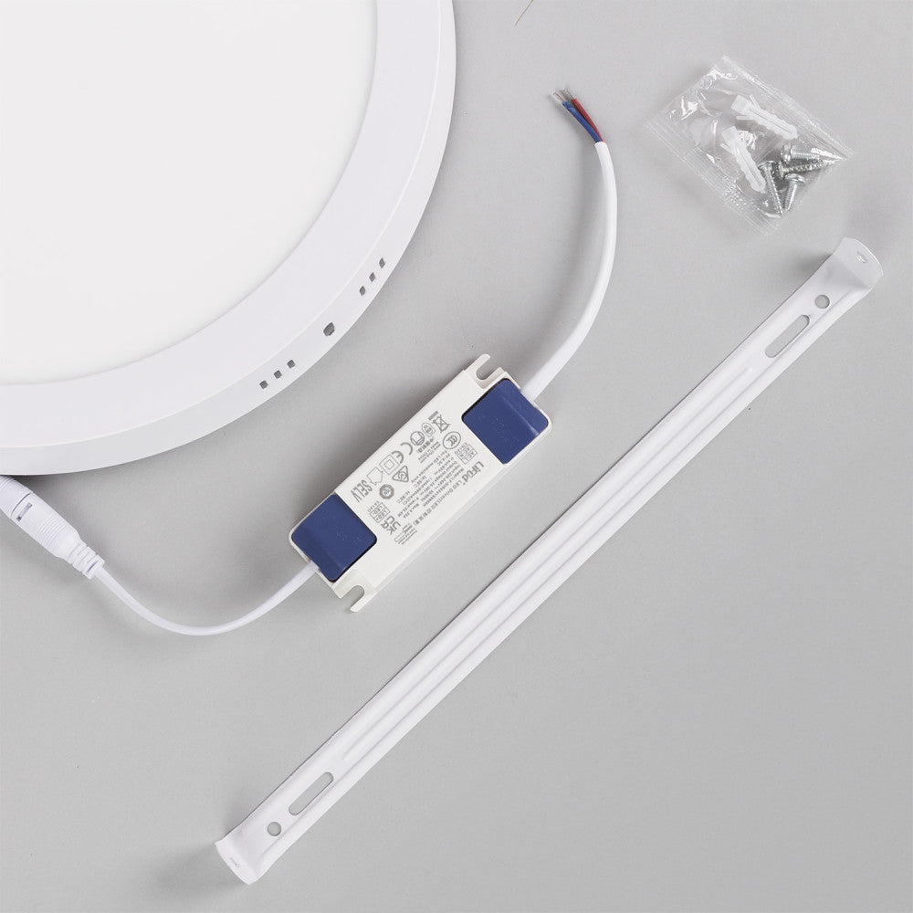 Plafon Circular LED 24W 2.415Lm Driver Lifud Flicker Free IP20 30.000H [WR-MYSR-24-CW]