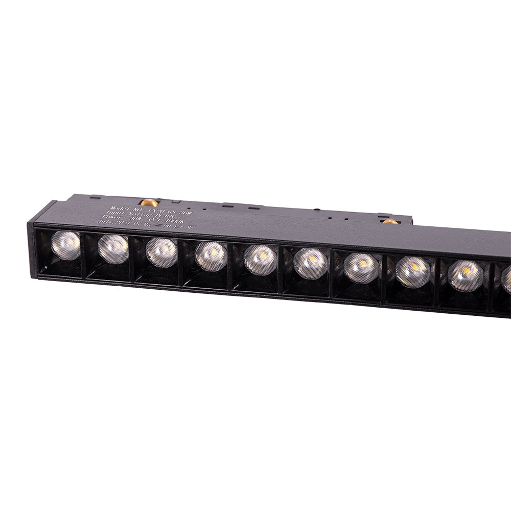 Luminária LED 18W 1377Lm CRI90 4200ºK Calha Magnética 32cm 40.000H [WR-WR20-GS-18W-W]
