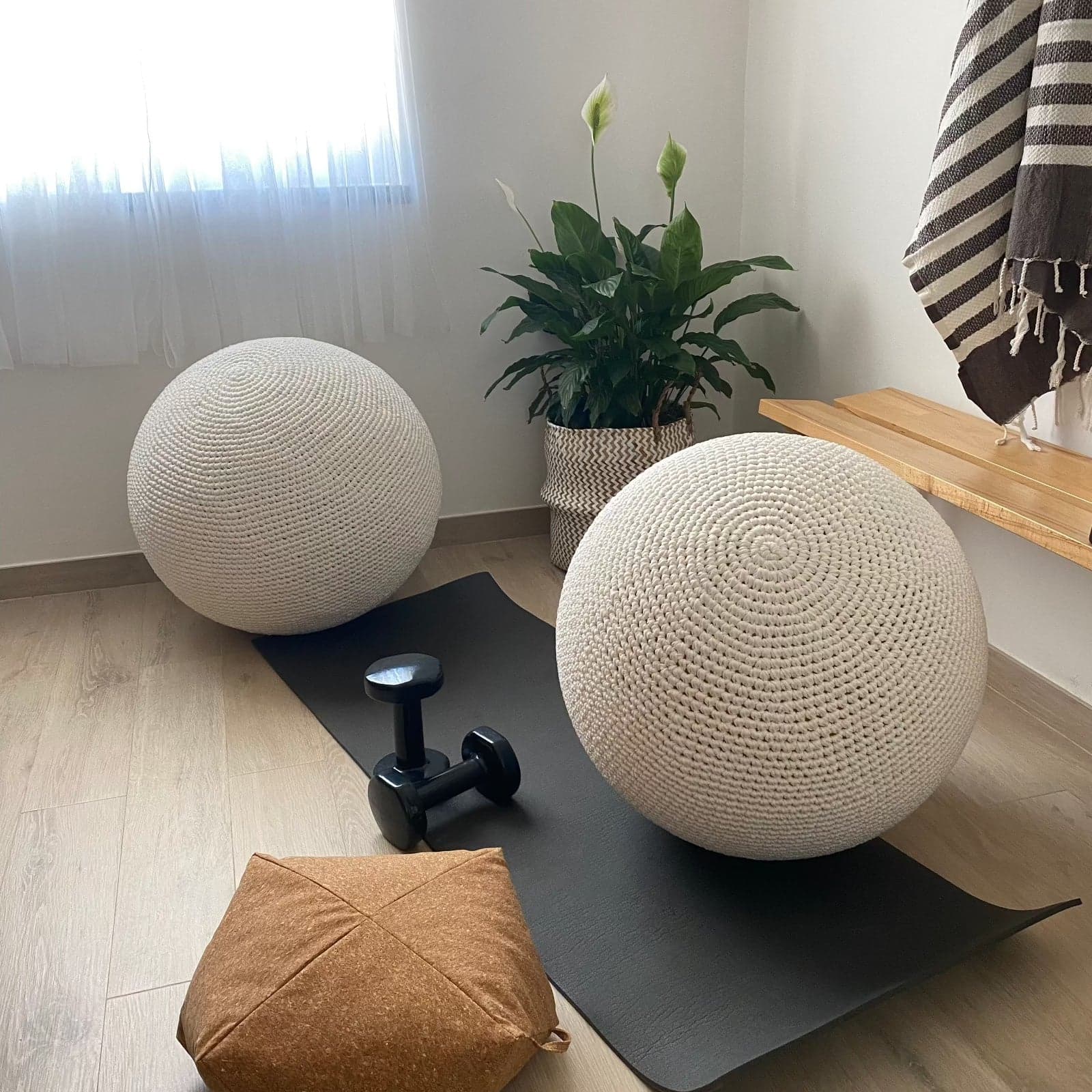 Yoga-Ball-Bezug, 45 cm Bezug für Gymnastikbälle