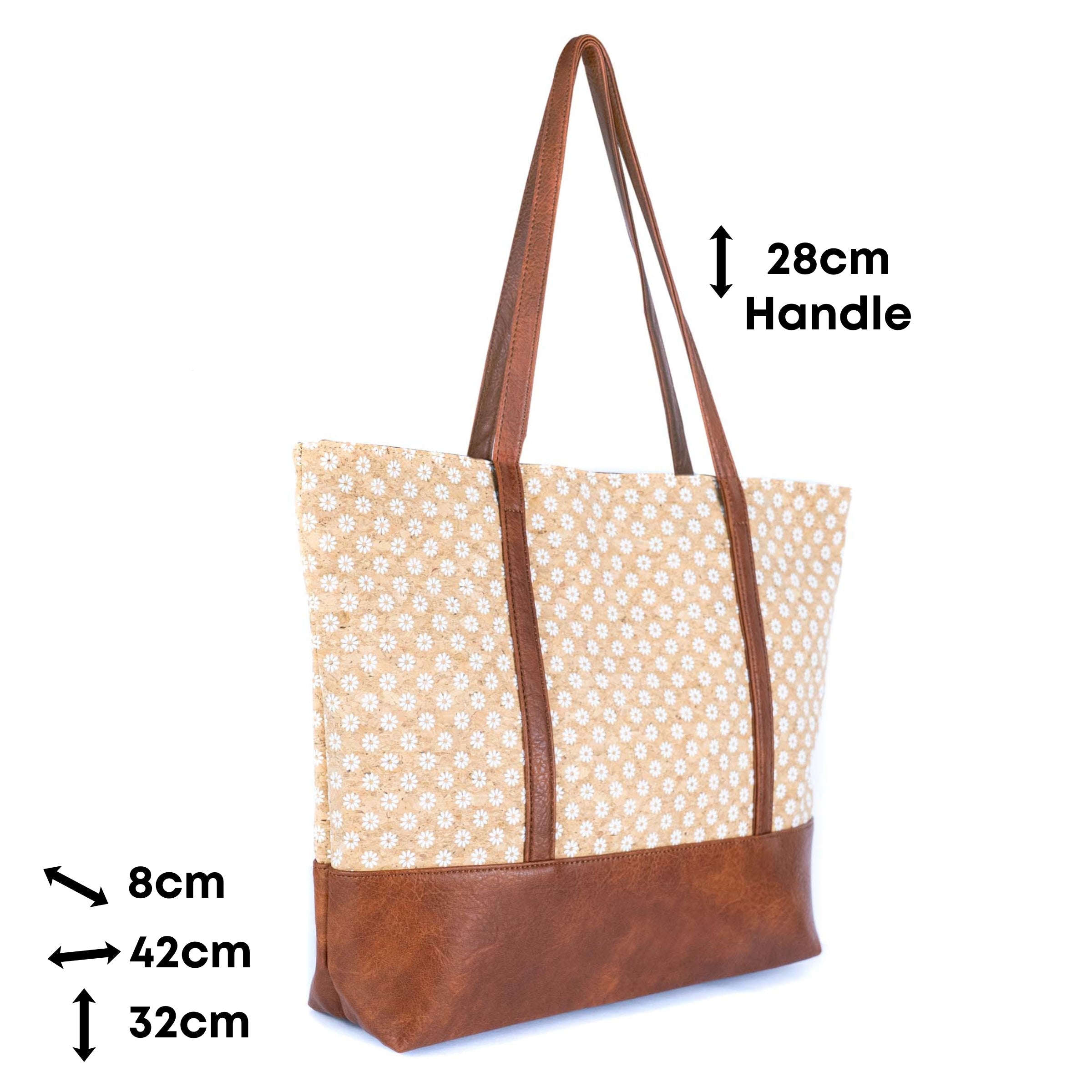 Kork-Einkaufstasche mit Kunstlederriemen BAG-2371