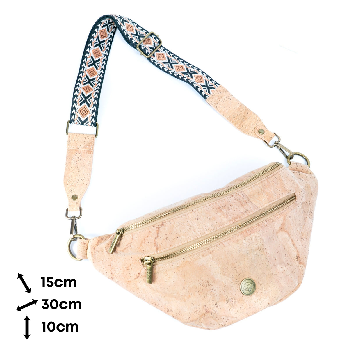 Unisex Cork Crossbody bag/ Cork Sling Bag BAG-2345