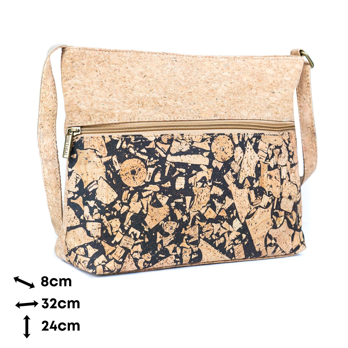 Umhängetasche für Damen aus Naturkork BAG-2338