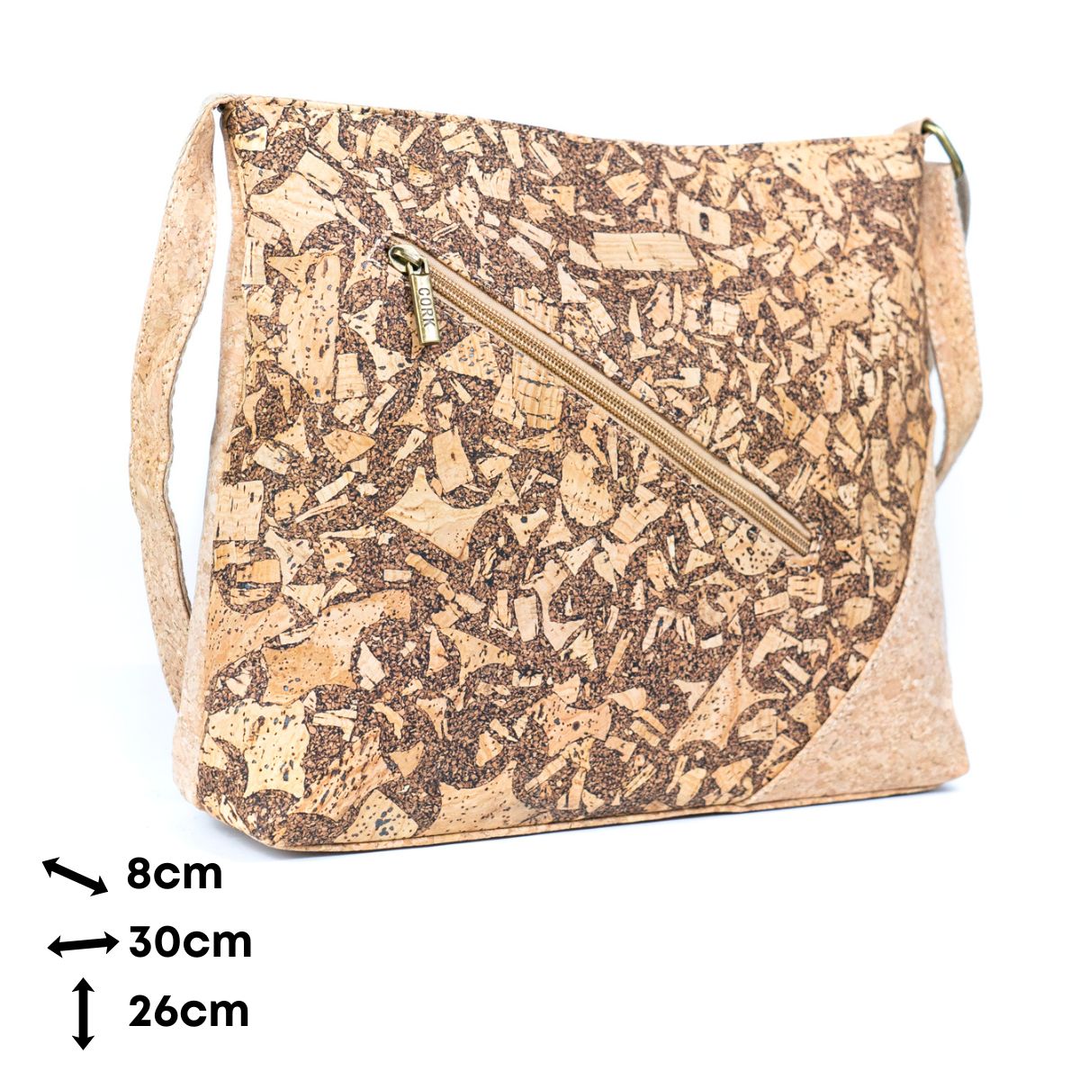 Umhängetasche aus Naturkork für Damen BAG-2339