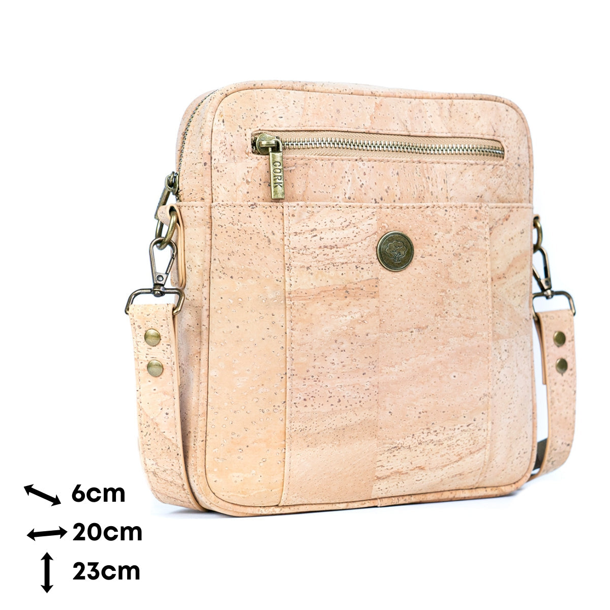 Bandolera de Corcho para Hombre de Gran Capacidad BDCS-BAG-2313