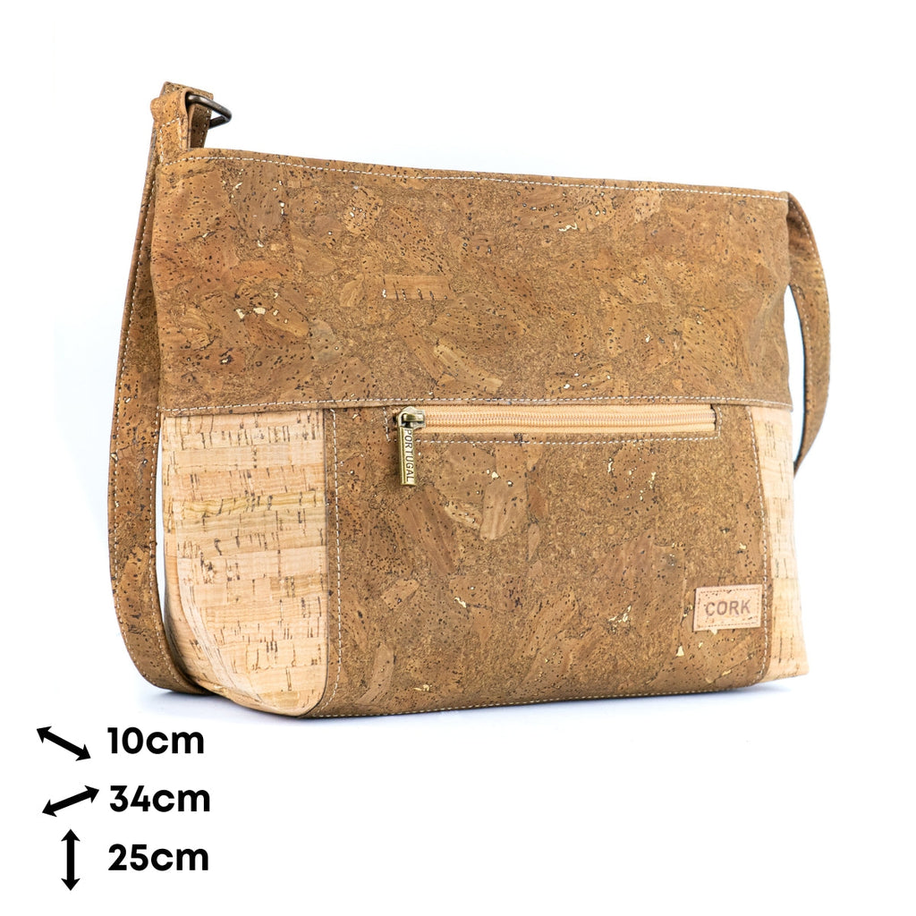 Bolso de corcho natural | Bandolera vegana BAGP-315